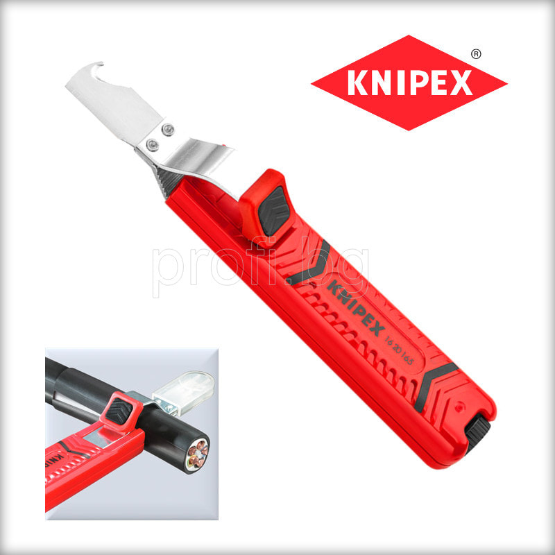 Нож за сваляне на изолация от кабел  8,0 - 28,0 mm L 165 mm