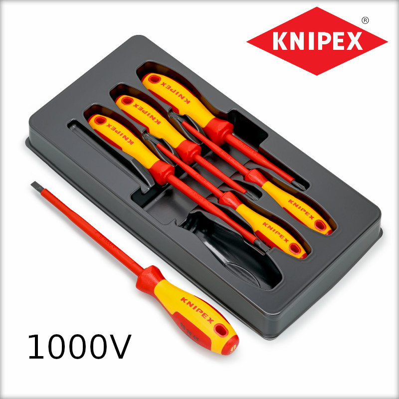 Отвертки VDE к-т  1000V изолация KNIPEX 