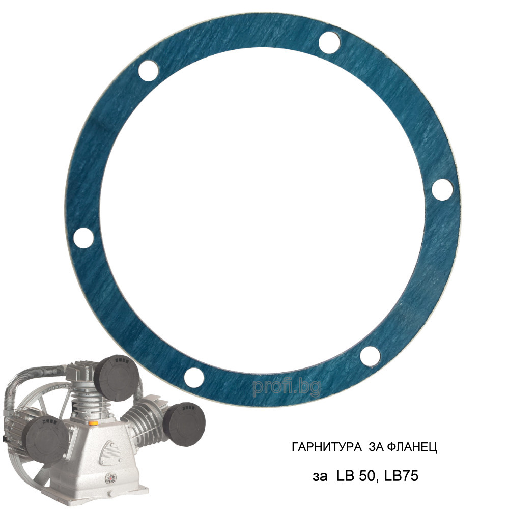 Уплътнение/гарнитура за фланец на компресорна глава LB50,LB75