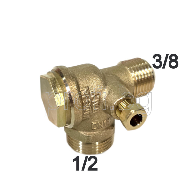 Предпазен възвратен клапан за компресор 1/2"-3/8″