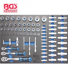 Подложка с инструменти за количка 80 части BGS GERMANY