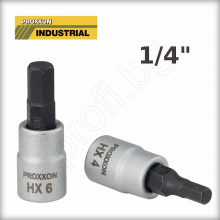 Вложка 1/4" с накрайник имбус HX Proxxon Industrial