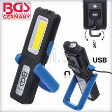 LED лампа чупеща с магнит и USB BGS GERMANY  -2