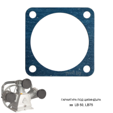 Уплътнение/гарнитура под цилиндър за компресорна глава LB50,LB75