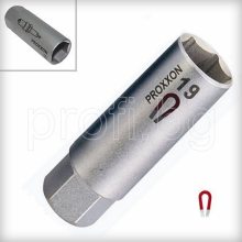Вложка за свещи с магнит 1/2"-19mm  L70mm