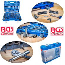 Инструменти 1/2″, 3/8" и 1/4" к-т 192 части BGS GERMANY -2