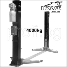 Подемник двуколонен 4.0t ел.магнитен WOLFE Premium line
