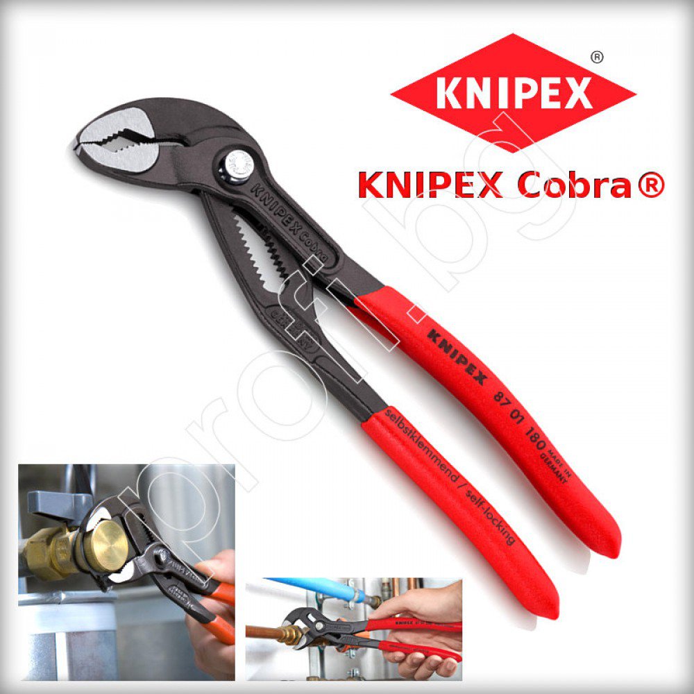 Клещи KNIPEX COBRA до 1 1/2" 36mm